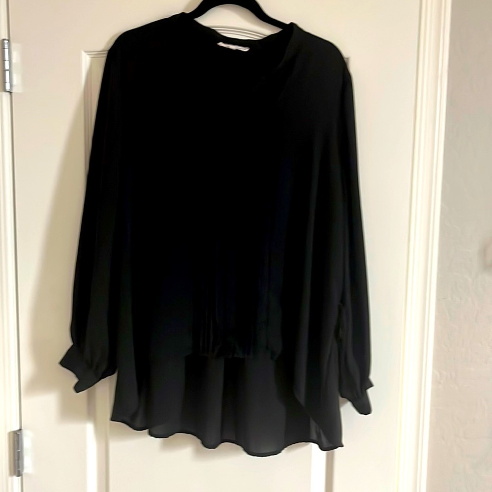 Women's Plus Size Black Blouse